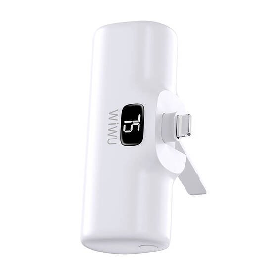 Wiwu Wi-P017 Capsule Serisi 2in1 Mini Taşınabilir Standlı Lightning Powerbank 5000mAh