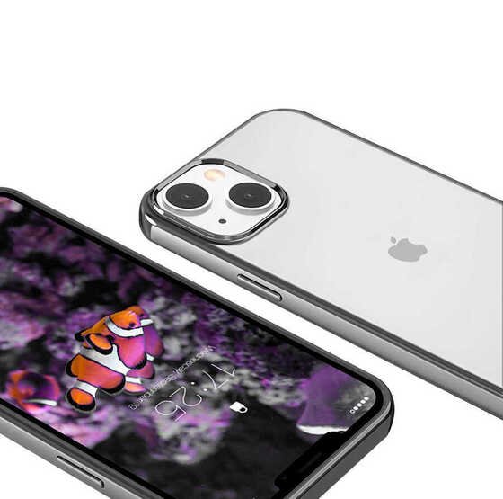 Apple iPhone 13 Mini Kılıf Kenarları Renkli Lüx Pixel Kapak