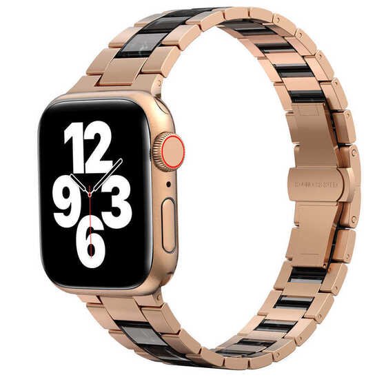 Apple Watch 38mm Wiwu Resin Steel Belt Metal Saat Kordon Kayış Bileklik