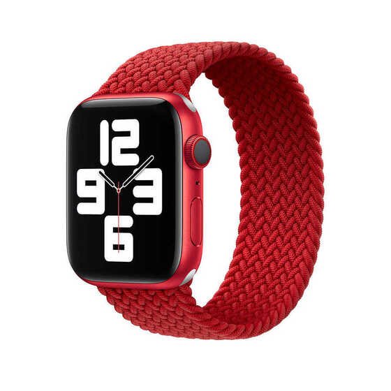 Apple Watch 40mm Wiwu Braided Solo Loop Medium Saat Kordon Kayış Bileklik