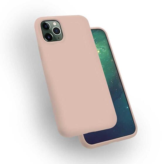 iPhone 11 Pro Kılıf Kadife İç Yüzey Wireless Destekli Silk Silikon