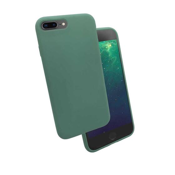 iPhone 7 Plus / 8 Plus Kılıf Kadife İç Yüzey Wireless Destekli Silk Silikon