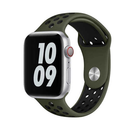 Apple Watch 40mm Wiwu Dual Color Sport Band Silikon Saat Kordon Kayış Bileklik