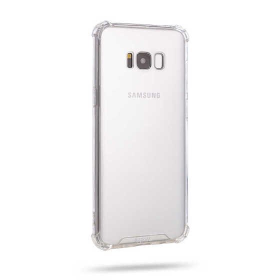 Galaxy S8 Plus Kılıf Şeffaf Köşe Korumalı Roar Armor Gel Kapak