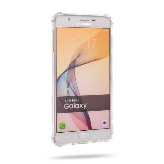 Galaxy J7 Prime Kılıf Şeffaf Köşe Korumalı Roar Armor Gel Kapak