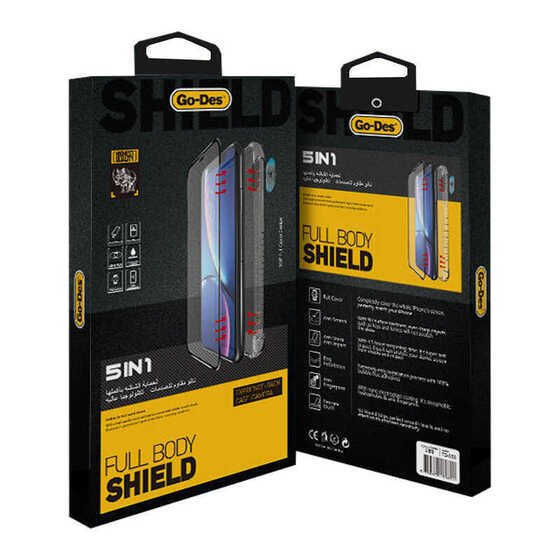 Apple iPhone 11 Pro Max Ön Arka Koruma Go Des 5 in 1 Full Body Shield