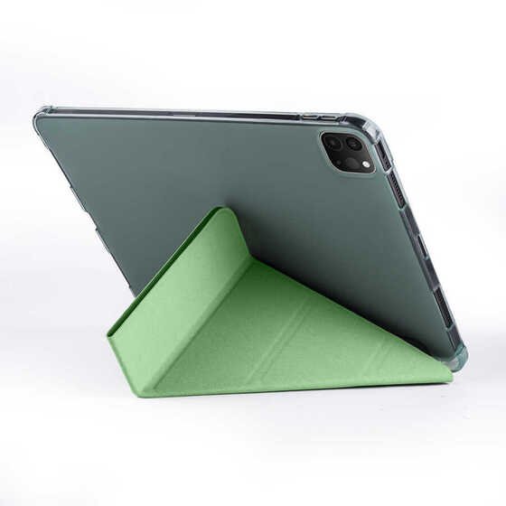 Apple iPad Pro 12.9 2020 Kılıf Kalem Bölmeli Standlı Smart Cover