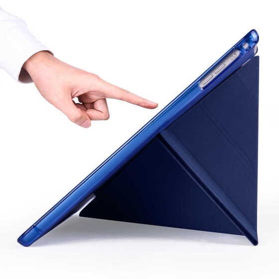 Apple iPad 9.7 2017 Kılıf Kalem Bölmeli Standlı Smart Cover