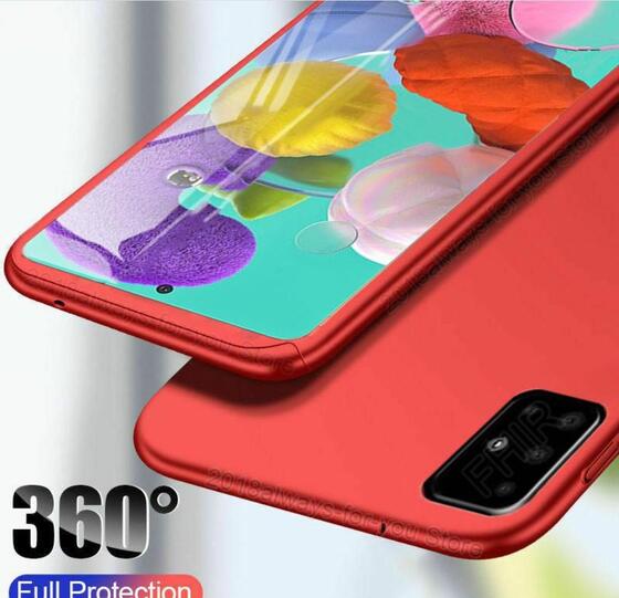 Samsung Galaxy A51 360° Kamera Korumalı Tam Koruma Kılıf