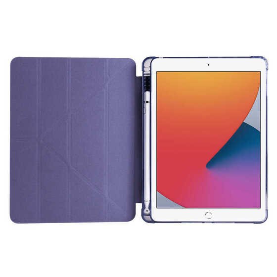 Apple iPad 9.7 2018 Kılıf Kalem Bölmeli Standlı Smart Cover