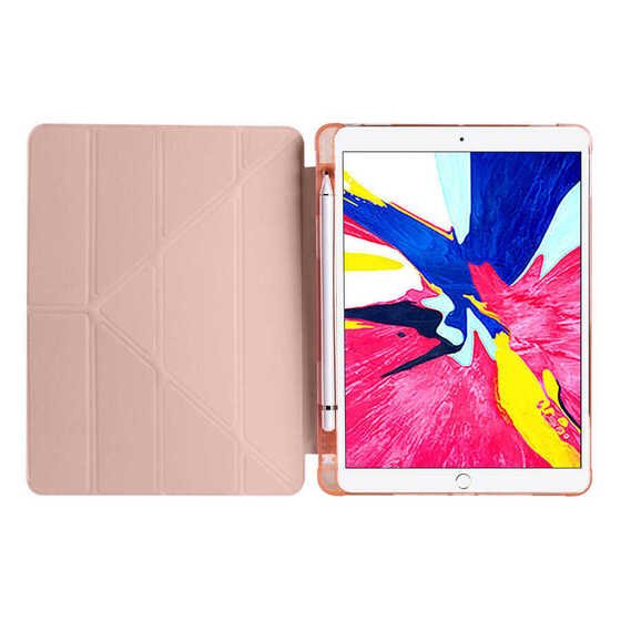 Apple iPad Pro 10.5 (7.Nesil) Kılıf Kalem Bölmeli Standlı Smart Cover