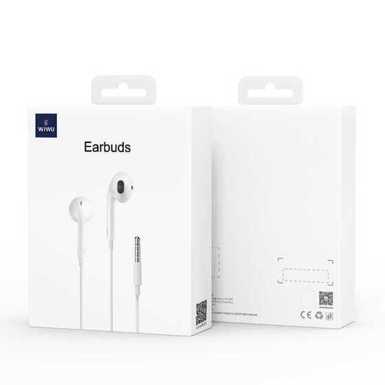 Wiwu Earbuds 101 3.5mm Kulak İçi Kablolu Kulaklık Mikrofonlu Kumandalı