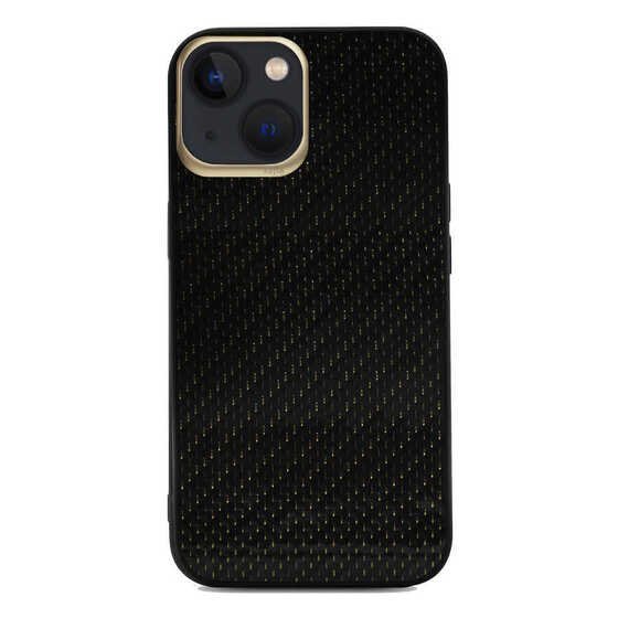 Apple iPhone 13 Kılıf Kajsa Carbon Fiber Collection Arka Kapak