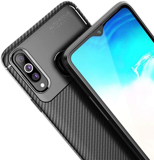 Samsung Galaxy A20S Elde Kaymayan Kamera Korumalı Kaliteli Kılıf