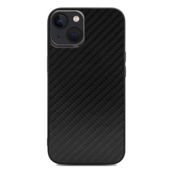 Apple iPhone 13 Kılıf Kajsa Carbon Fiber Collection Arka Kapak