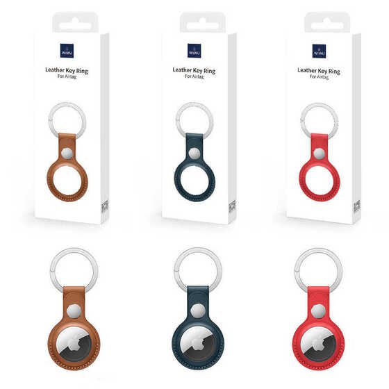 Wiwu Leather Key Ring Airtag Anahtarlık