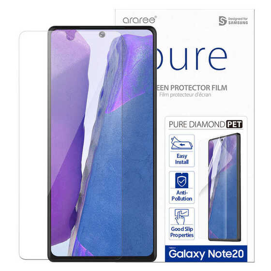 Galaxy Note 20 Araree Pure Diamond Pet Ekran Koruyucu