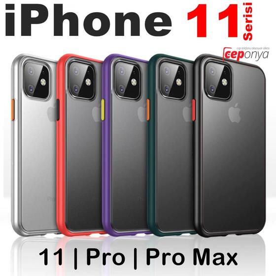 Apple iPhone 11 Pro Max Mat El İzi Yapmayan Kaliteli Kılıf