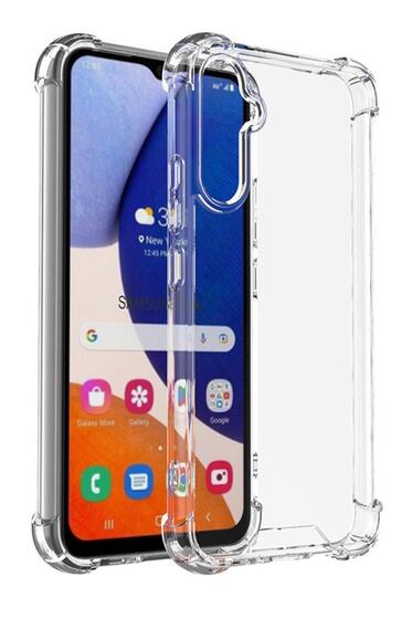 Galaxy A14 Kılıf Köşeleri Airbagli Kamera Korumalı Silikon