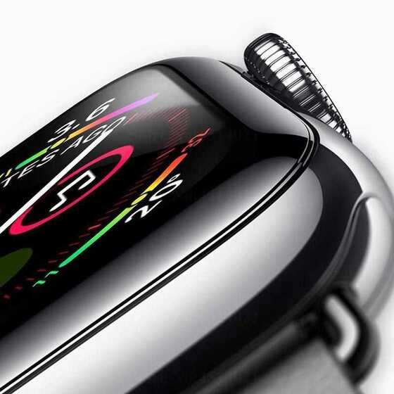 Apple Watch 7 41mm Uyumlu Full Yapışkanlı Cam Ekran Koruyucu