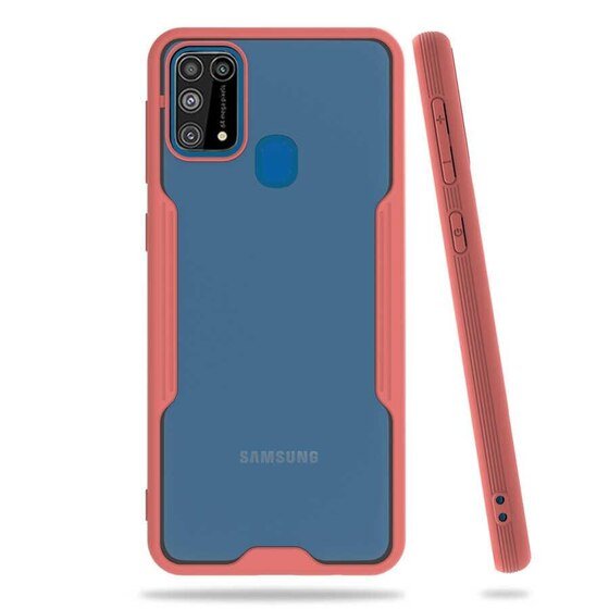 Samsung Galaxy M51 Kılıf Arkası Şeffaf Ultra İnce Tasarım Kapak