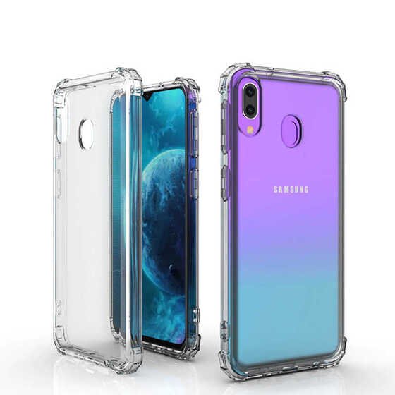 Galaxy A30 Köşeleri Airbagli Ultra Koruma Anti Şok Kılıf