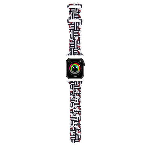 Watch 40mm Uyumlu Kordon Hello Kitty Orjinal Lisanslı Çizgiler & Kitty Yumuşak Strap Kayış