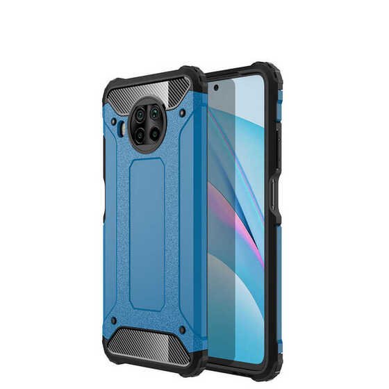 Xiaomi Redmi Note 9 Pro 5G Kılıf Hybrid Zırh Silikon