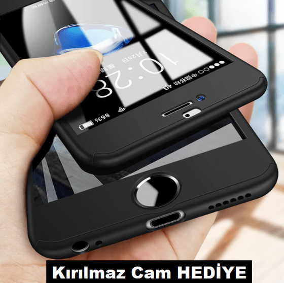 iPhone 7 Kamera Korumalı Kaliteli 360 Tam Koruma Kılıf