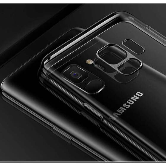 Samsung Galaxy J6 İnce Köşeleri Renkli Şeffaf Kaliteli Kılıf