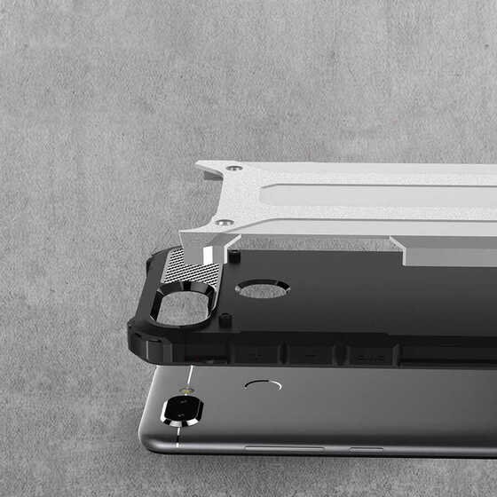 Xiaomi Redmi 6A Kılıf Hybrid Zırh Silikon