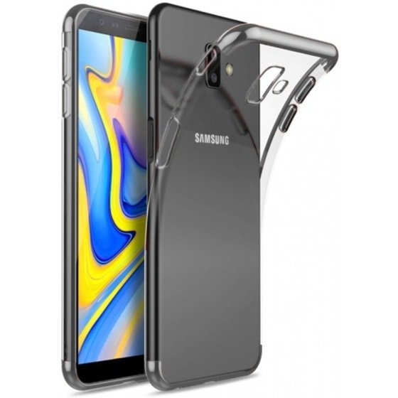 Samsung Galaxy J6 Plus İnce Köşeleri Renkli Şeffaf Kaliteli Kılıf