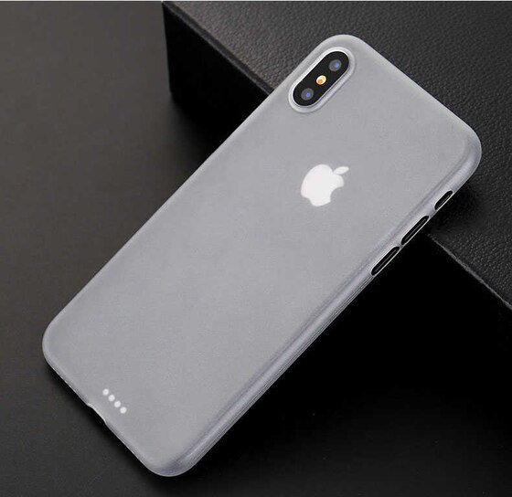 iPhone X/XS Ultra İnce Mat Kamera Çıkıntılı PP Kılıf