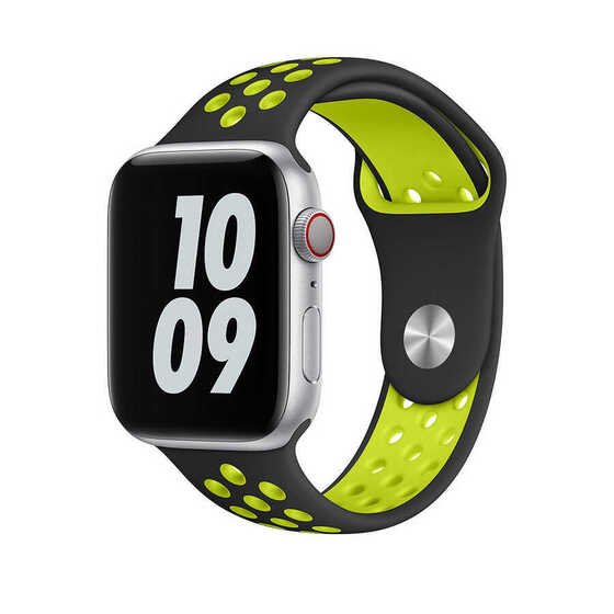 Apple Watch Ultra 49mm Kordon Wiwu Dual Color Sport Band Silikon Strap Kayış