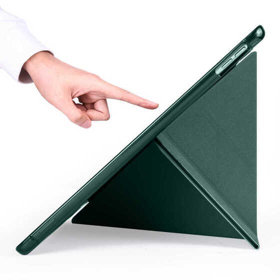 iPad 10.2 2021 (9.Nesil) Kılıf Kalem Bölmeli Standlı Smart Cover