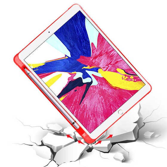 iPad 10.2 2021 (9.Nesil) Kılıf Kalem Bölmeli Standlı Smart Cover