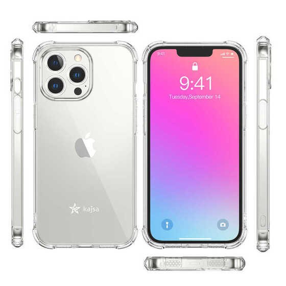 Apple iPhone 13 Pro Max Kılıf Kajsa Transparent Kapak