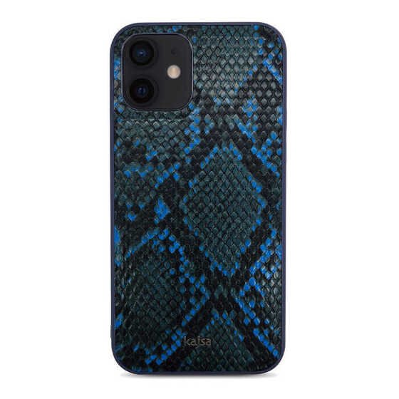 Apple iPhone 12 Pro Kılıf Kajsa Glamorous Serisi Snake Pattern Kapak