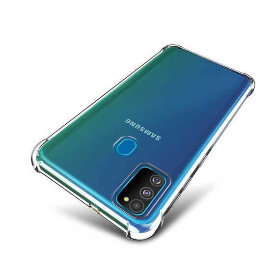 Galaxy M30S Köşeleri Airbagli Ultra Koruma Anti Şok Kılıf