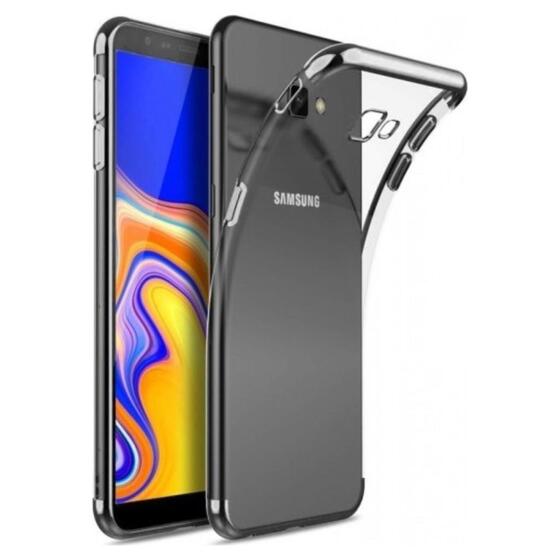 Samsung Galaxy J4 Plus İnce Köşeleri Renkli Şeffaf Kaliteli Kılıf