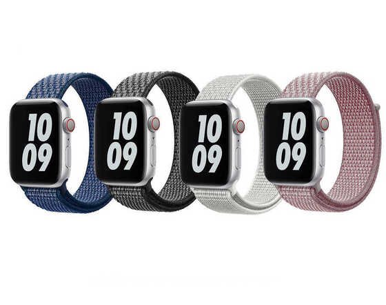 Apple Watch Ultra 49mm Kordon Wiwu Sport Loop Hasır Strap Kayış