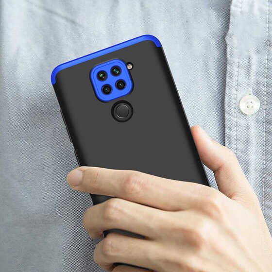 Xiaomi Redmi Note 9 Kılıf Zore 360 Tam Koruma Ays 3D Kamera Koruma