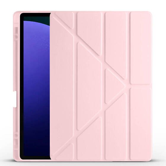 Galaxy Tab S9 Plus Kılıf Kalem Bölmeli Standlı Smart Cover