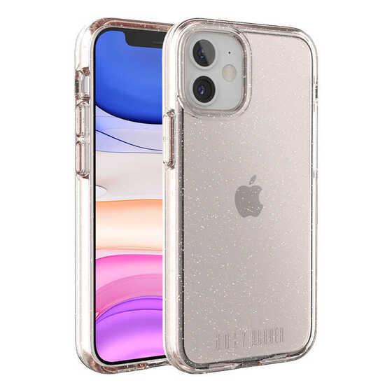 Apple iPhone 12 Mini Simli Şeffaf UR Vogue Kapak