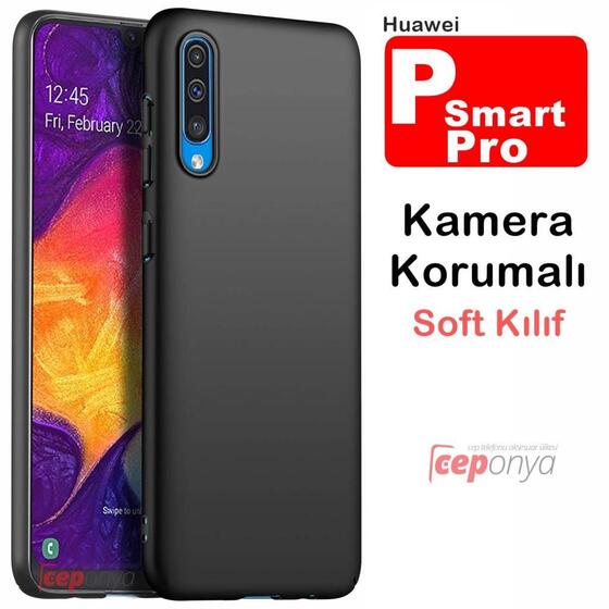 P Smart Pro 2019 Kamera Korumalı Soft Esnek Kalite Silikon Kılıf