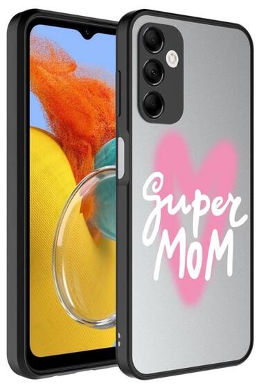 Galaxy M14 Kılıf Aynalı Desenli Kamera Korumalı Parlak Mirror Kapak