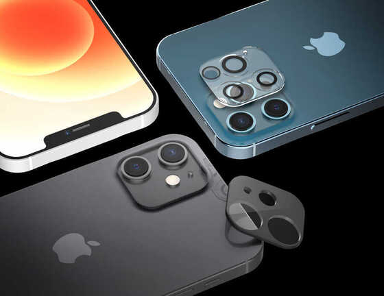 Apple iPhone 12 Pro Araree C-Subcore Temperli Kamera Koruyucu