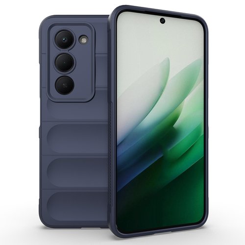 Redmi 15 Kılıf Esnek TPU Oyuklu Arka Yüzey Tasarımlı Etnik Silikon Kapak