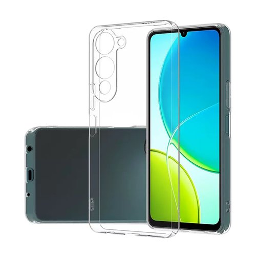 Vivo Y04 Kılıf İnce ve Esnek Şeffaf Süper Silikon