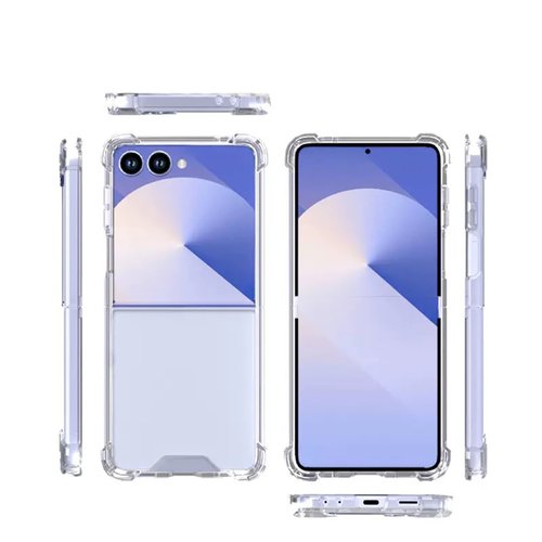 Galaxy Z Flip 7 Kılıf Köşeleri Airbagli Anti Shock Silikon